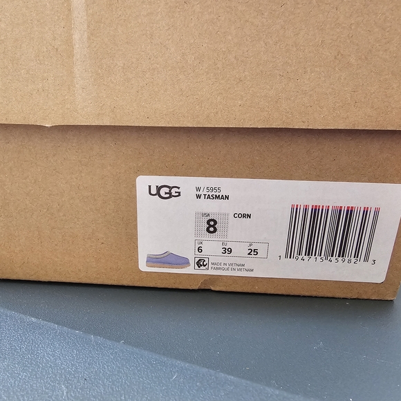 UGG Lavender Suede Slip-Ons - Picture 2 of 3